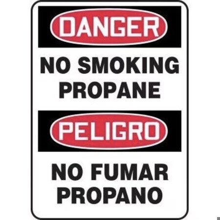 Accuform BILINGUAL OSHA DANGER Safety Sign NO SBMCHG097XV